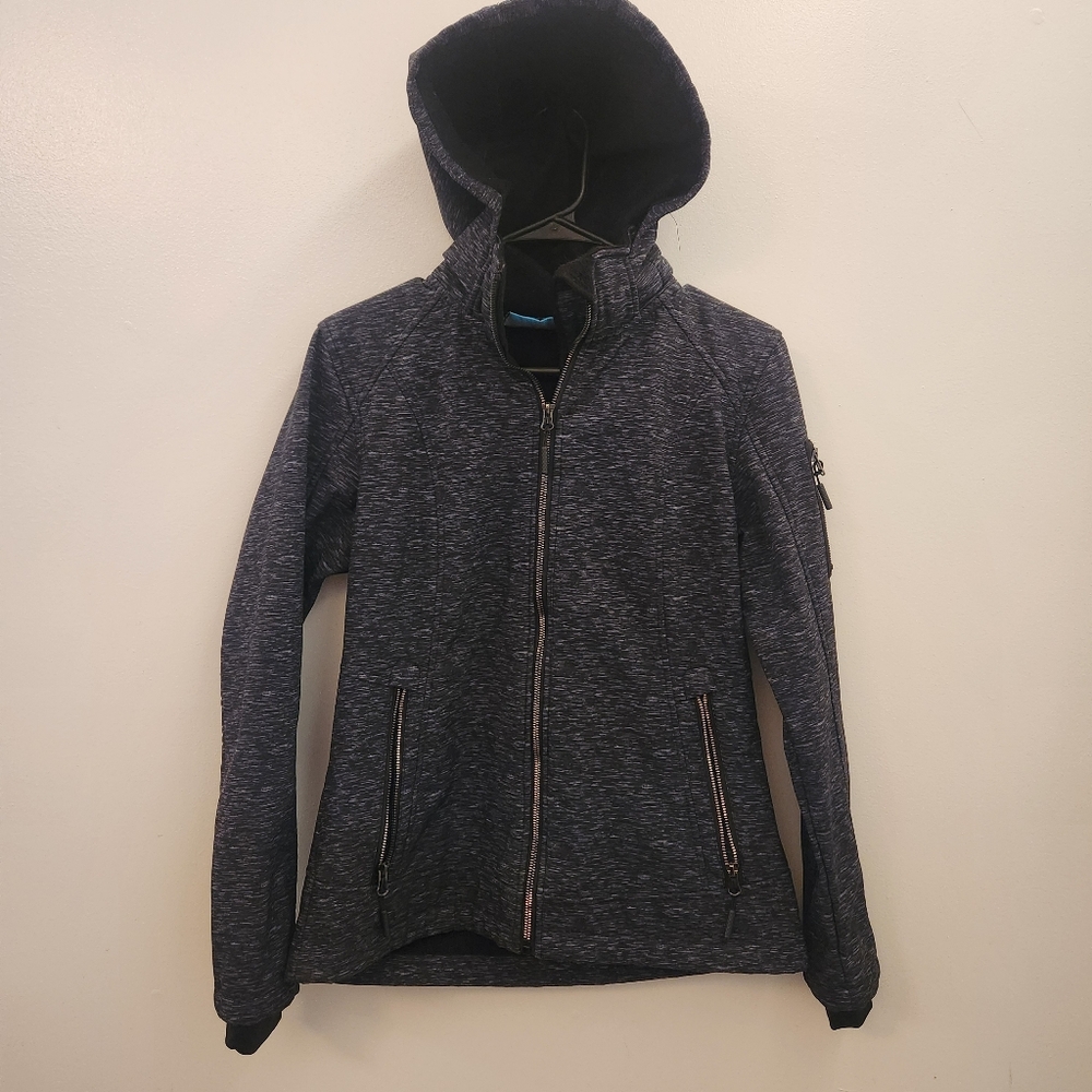 Free Country Jacket with Detachable Hood Womens Full Zip Size Small